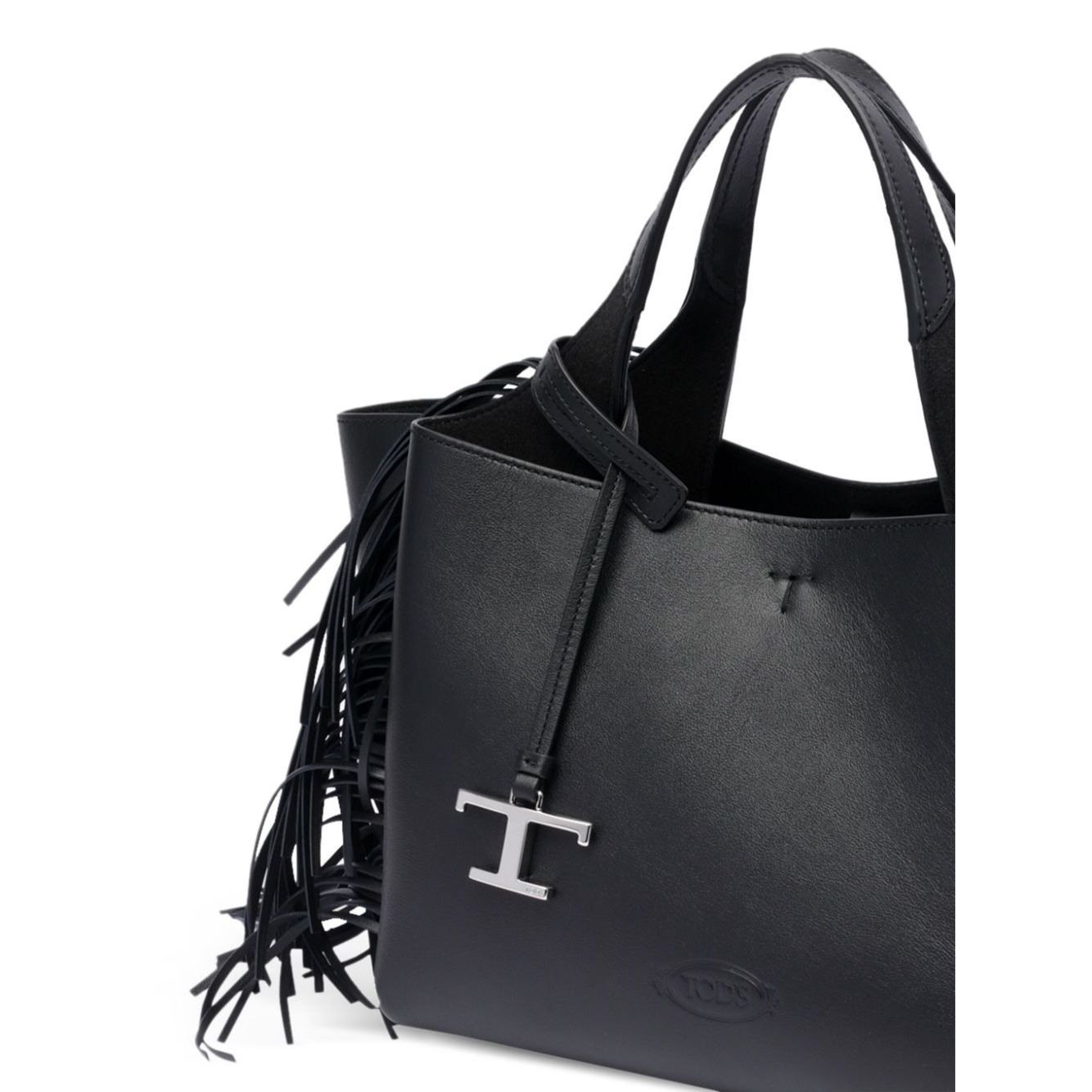 Tod's T timeless mini leather tote bag Shopper