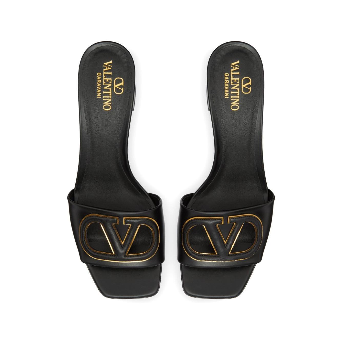 Valentino Garavani 60mm VLogo Signature leather sandals WS0IR3RLLFV0-P25