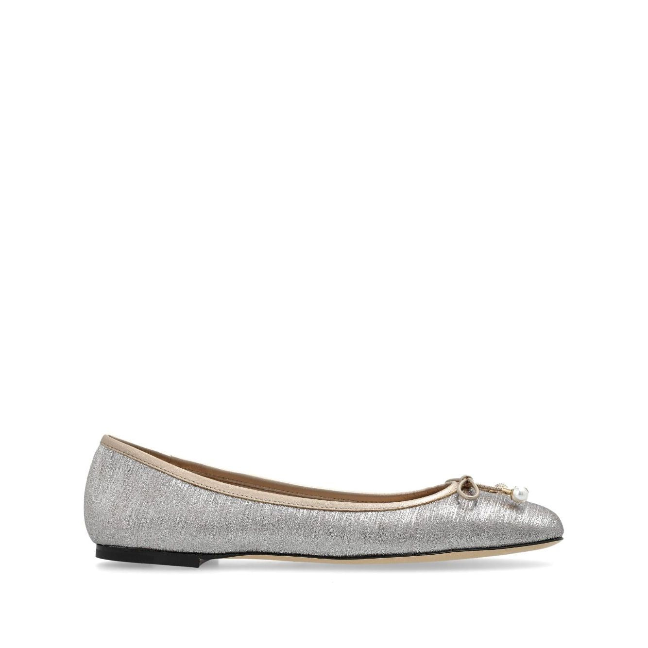 Jimmy Choo Elme Flat with Pearl embellishment Flat Shoes