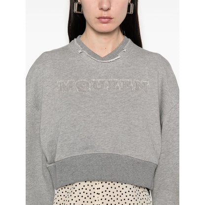 Alexander McQueen Sweaters Grey