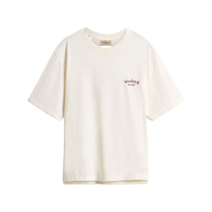 Woolrich Pure Pima Cotton T-Shirt with Logo