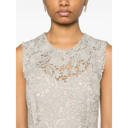 Parosh peonia midi dress