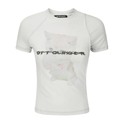 Ottolinger logo print T-shirt Topwear