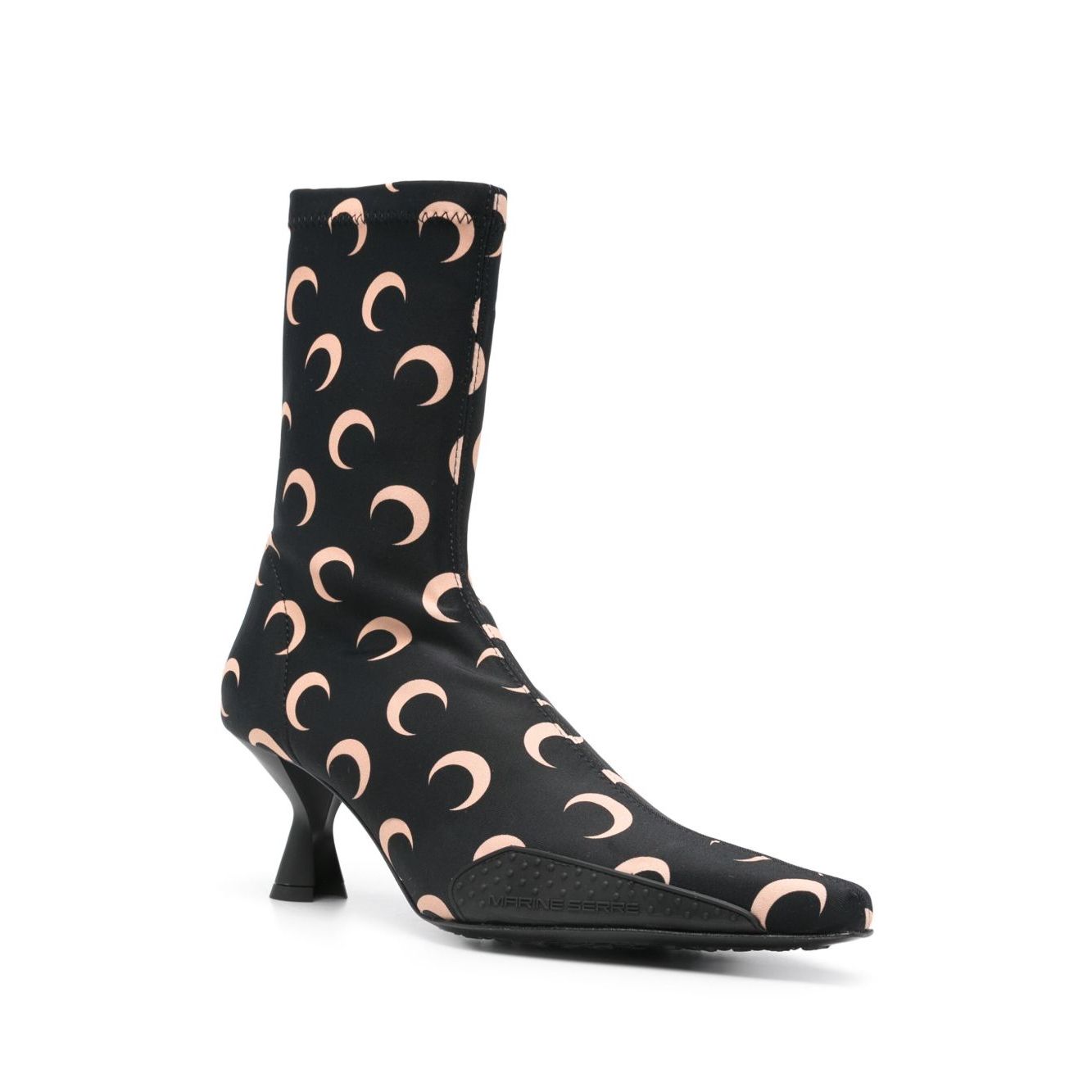 Marine Serre 60mm moon-printed jersey boots Boots