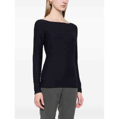 Emporio Armani textured top