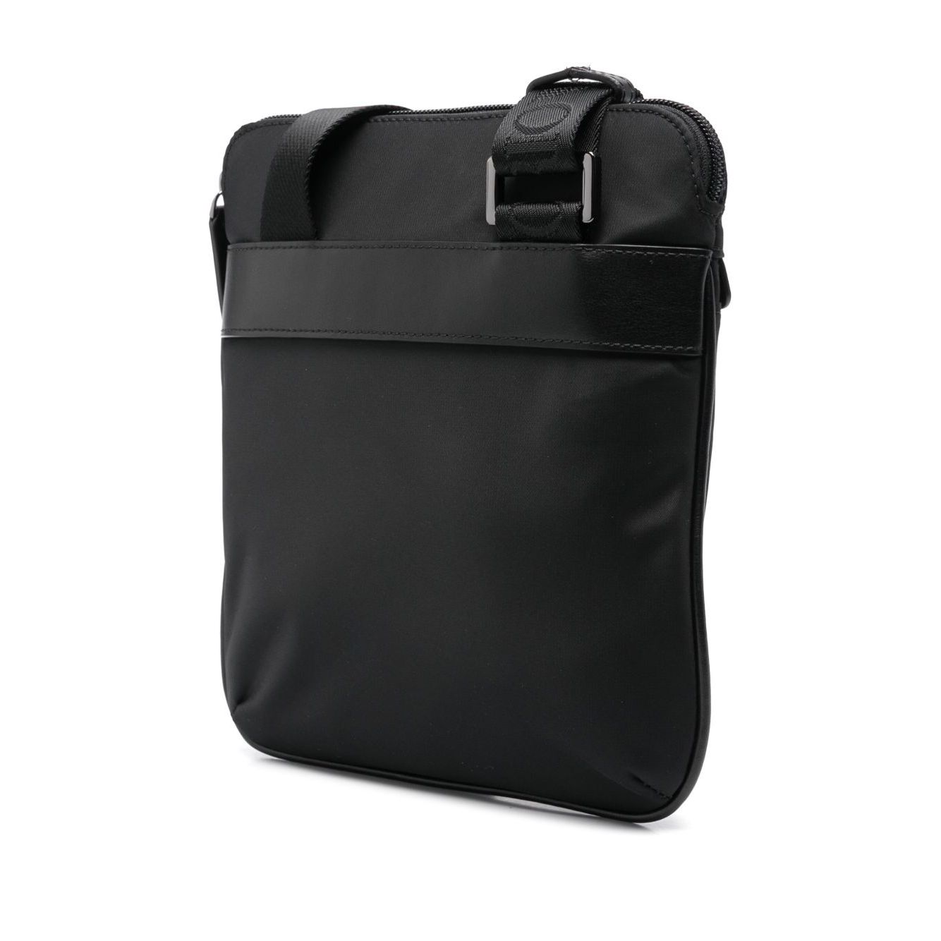 Emporio Armani ASV recycled-nylon flat shoulder bag