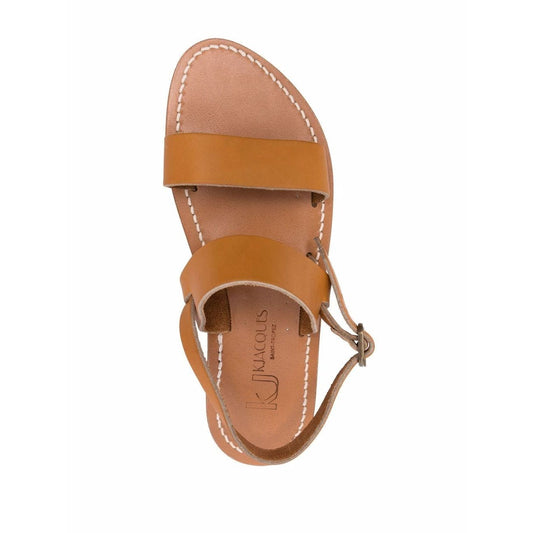 K Jacques St Tropez Sandals Leather Brown 0C20007BARIGOULEPUL-P25