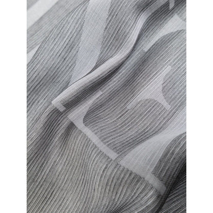 Emporio Armani Logo cotton blend scarf