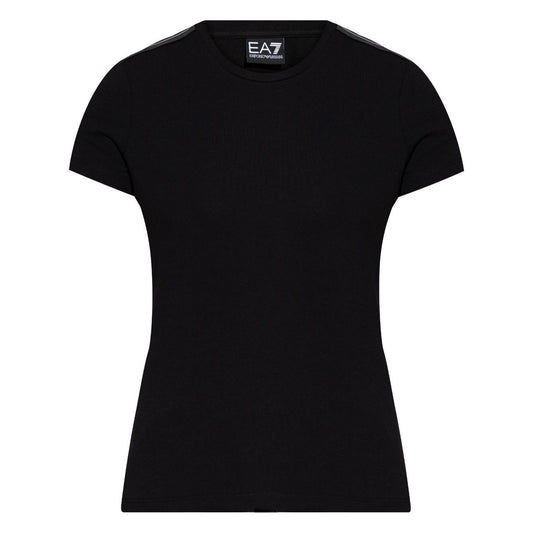 EA7 T-shirts and Polos Black Topwear
