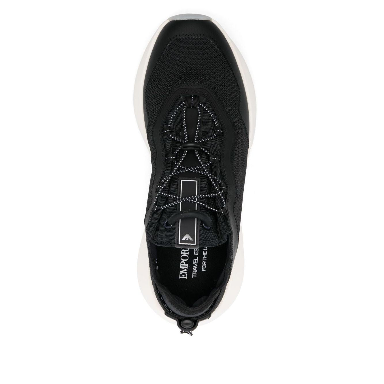 Emporio Armani chunky rubber sole sneakers