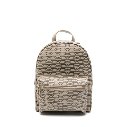 Emporio Armani Mini backpack with monogram print