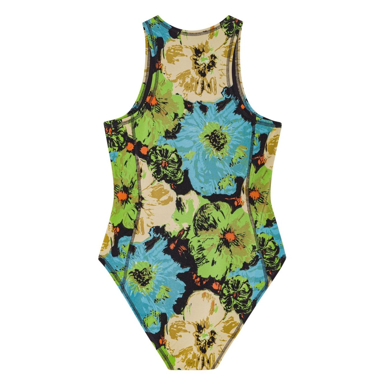 Ganni floral-print Bodysuit