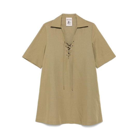 Semicouture Dresses Beige S5SQ10R94-0-P25