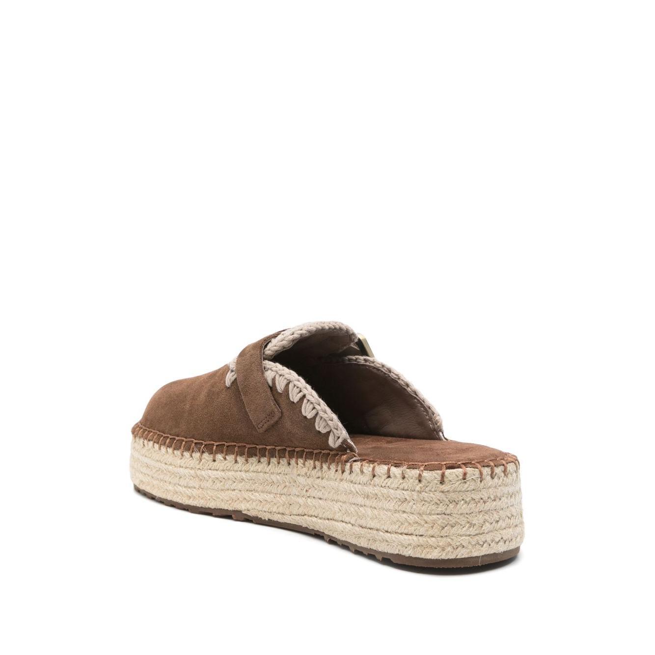 Mou Sandals Leather Brown SW641000ANUTBR-P25