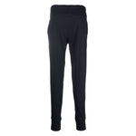 Paul Smith Trousers Blue, featuring midnight blue cotton, elasticated drawstring waist, tapered leg, and rainbow motif, sweatpants style.