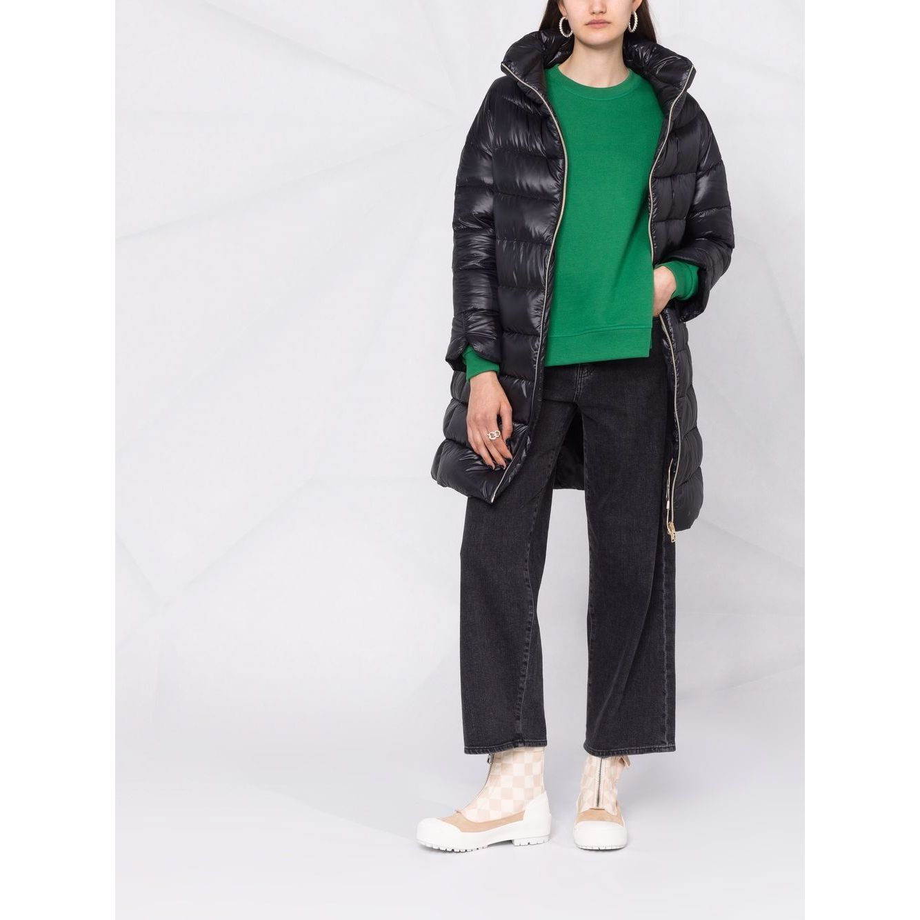 Herno Coats Black Jackets