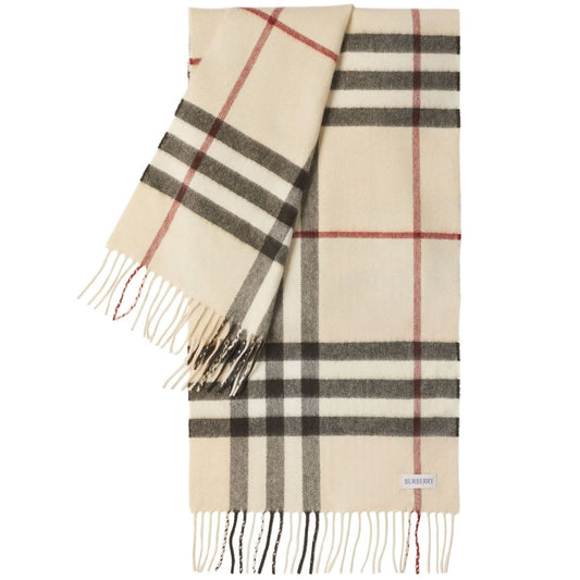 Burberry Check cashmere scarf