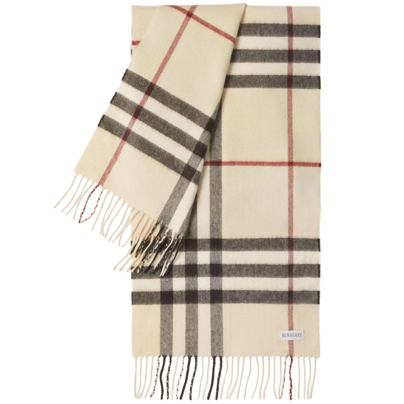 Burberry Check cashmere scarf 8077884A1450-AI25
