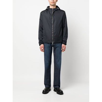 Emporio Armani Coats Blue