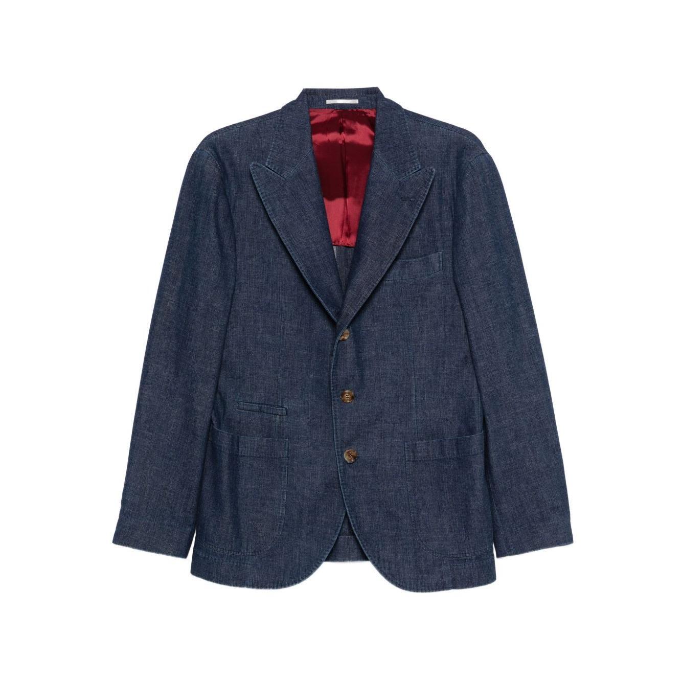 Brunello Cucinelli Jackets Blue ME6457BUDC1468-AI25