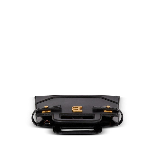 Balmain B-Buzz small leather handbag