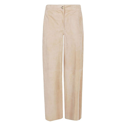 Via Masini 80 Trousers Beige