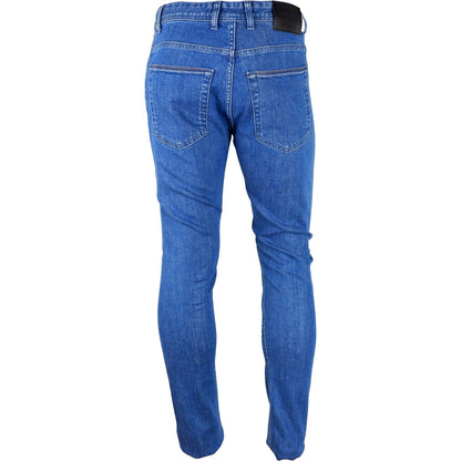Aquascutum Blue Cotton Men's Jeans