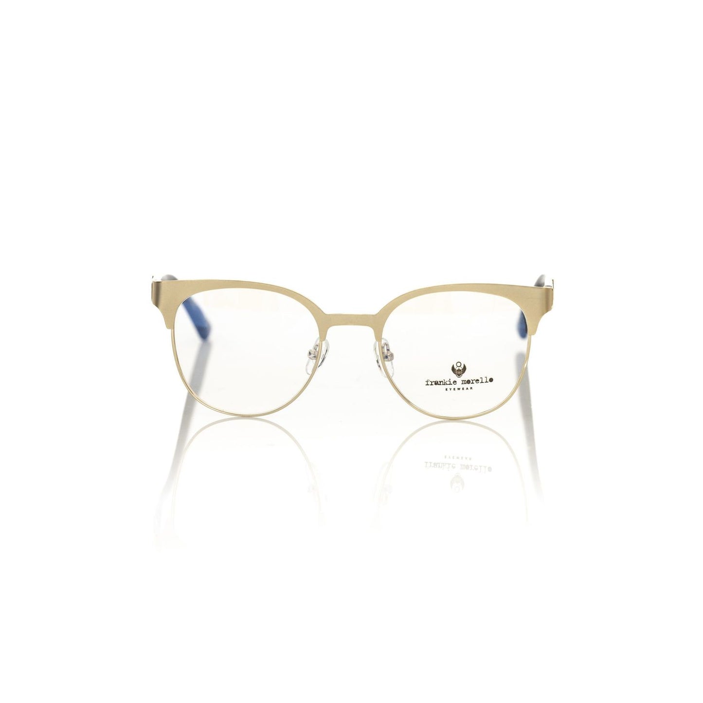 Frankie Morello Gold Metallic Women's Eyeglass Frame