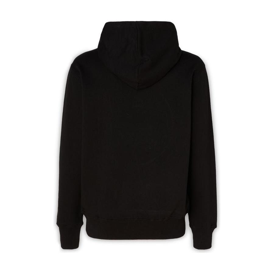 Versace Jeans Stunning Hooded Black Cotton Sweatshirt
