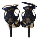 Jimmy Choo Navy Lancer Leather Pumps Elegance Unleashed