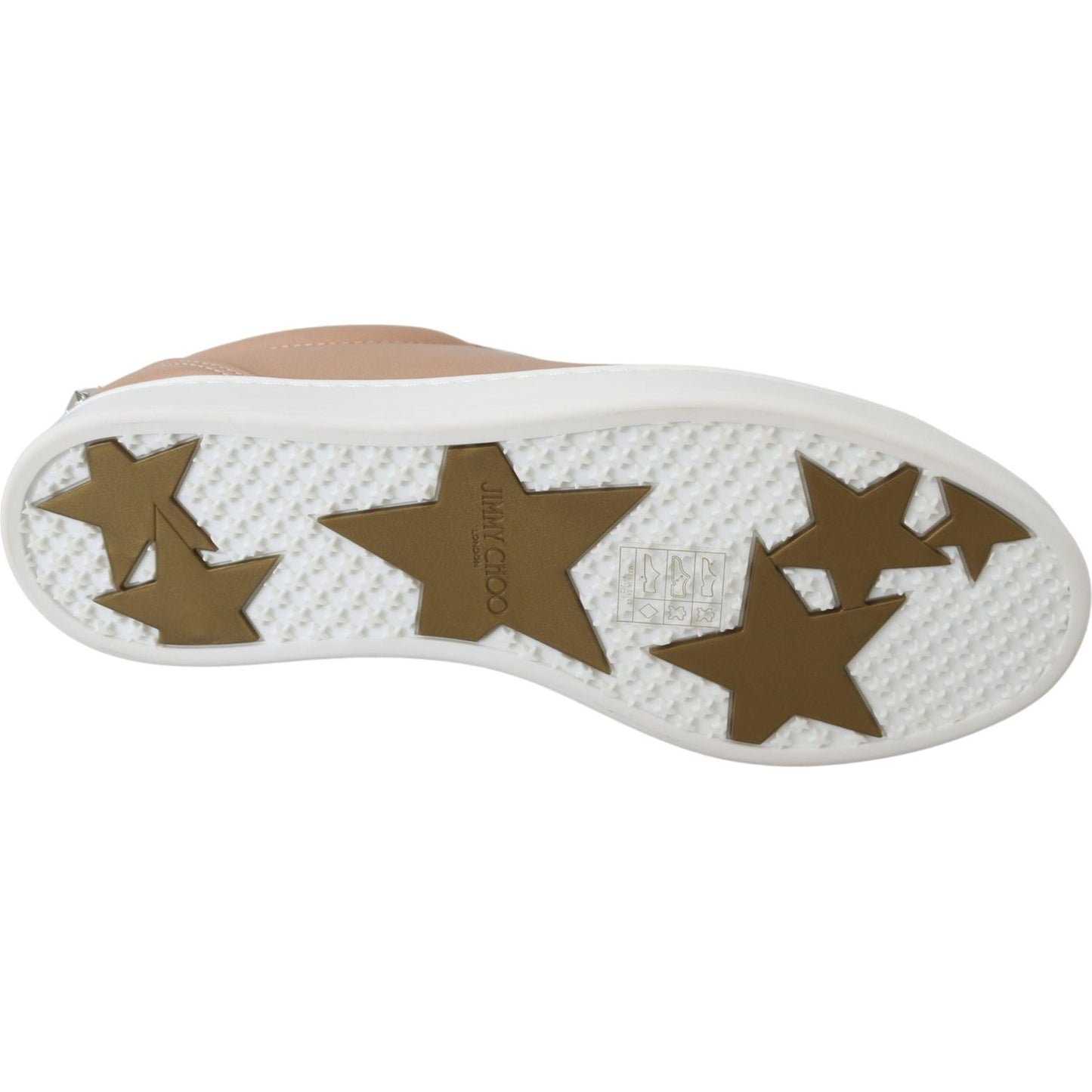 Jimmy Choo Powder Pink Nappa Leather Sneakers 194611096566