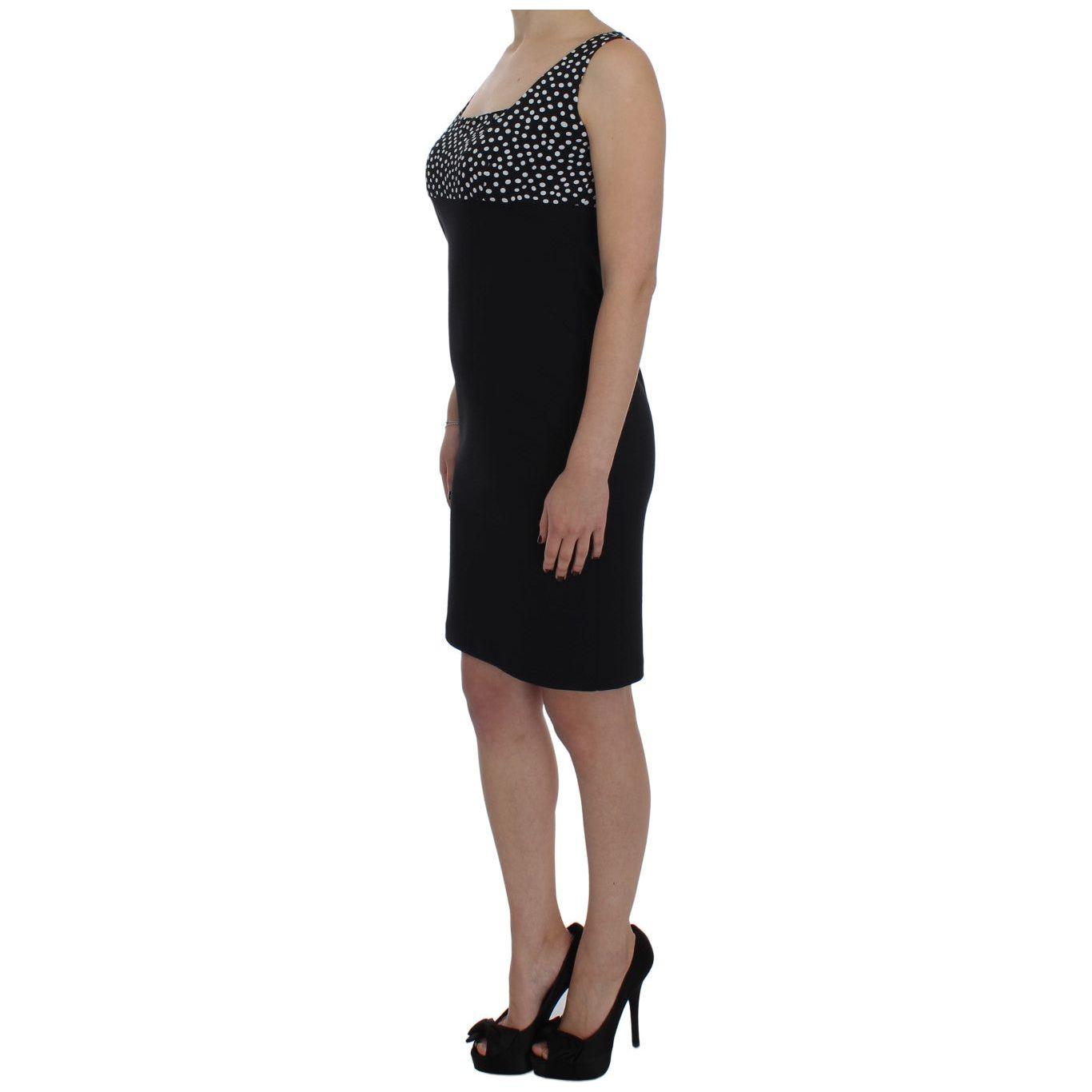 BENCIVENGA Black Stretch Sheath Dress & Sweater Set SIG30869-4