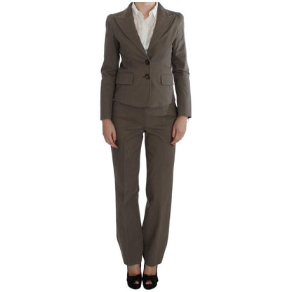 BENCIVENGA Beige Wool Cotton Suit