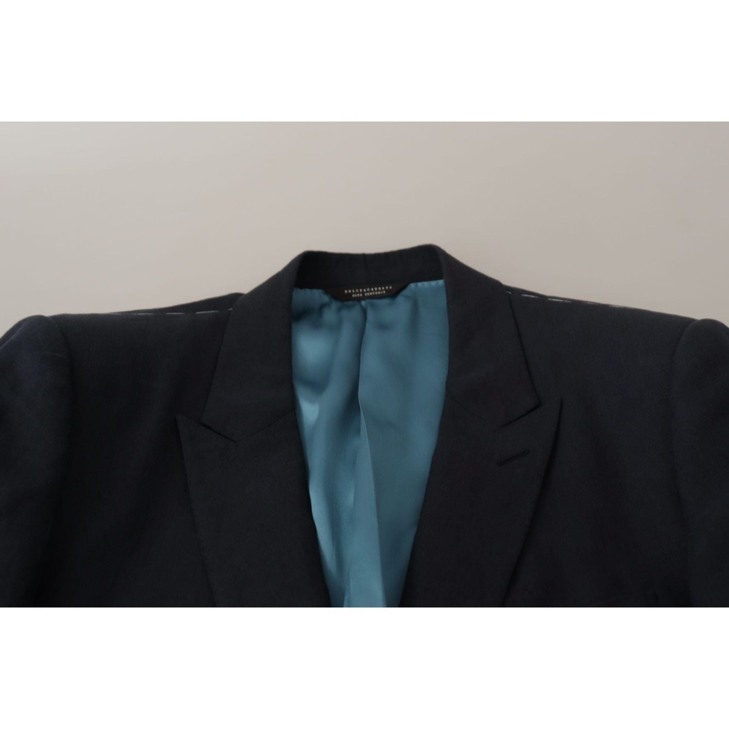 Dolce & Gabbana Dark Blue ALTA SARTORIA Jacket Coat Blazer