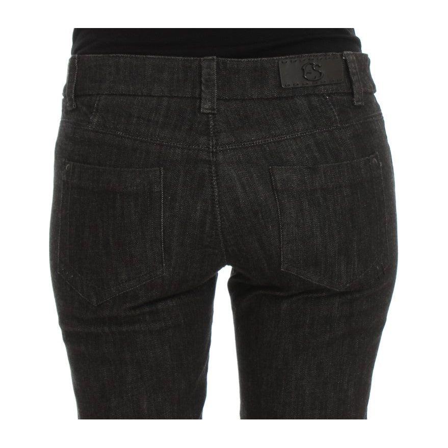 Ermanno Scervino Blue Cotton Slim Fit Denim Jeans