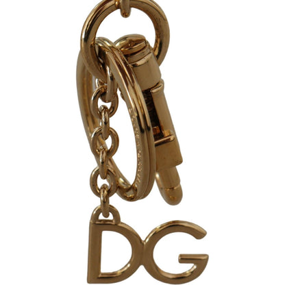 Dolce & Gabbana Black Leather #DGLovesLondon Keyring Cardholder Coin Case