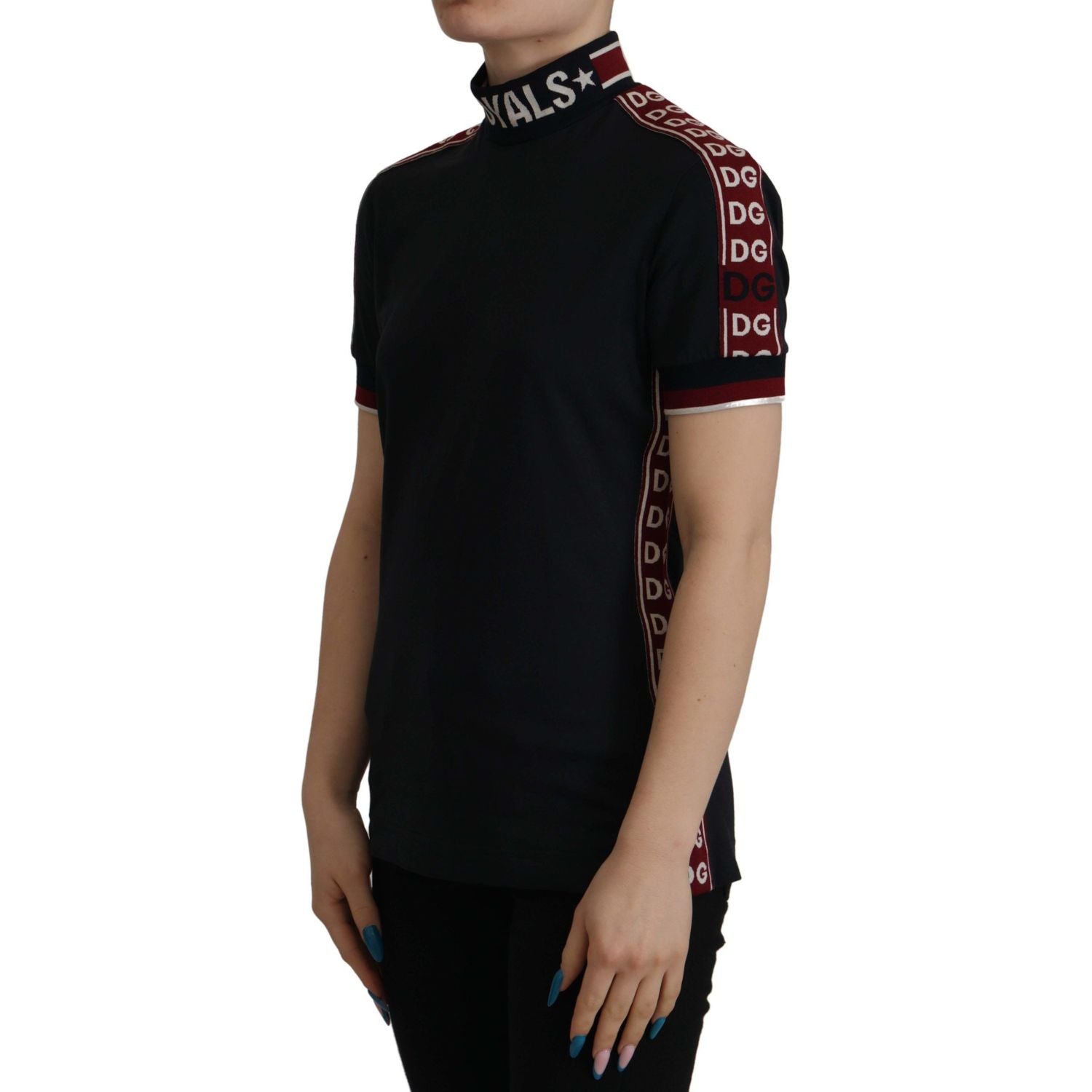 Dolce & Gabbana Black #DGMillennials 100% Cotton T-shirt