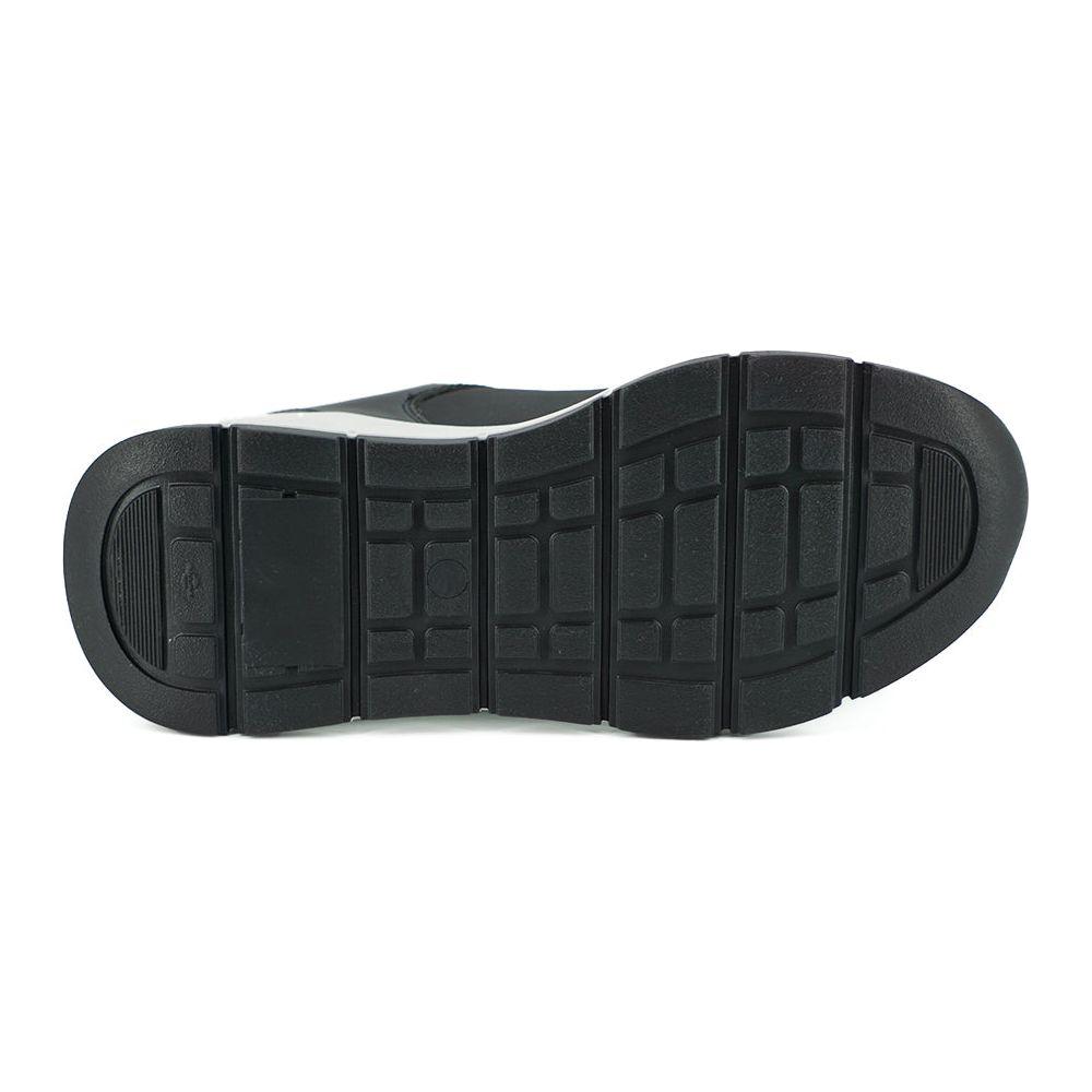 Versace Elegant Monochrome Leather Sneakers 8054712372964