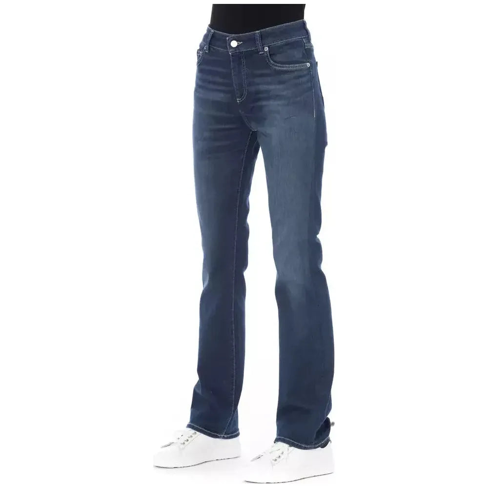 Baldinini Trend Blue Cotton Women's Jeans