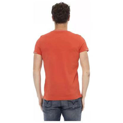 Trussardi Action Orange Cotton Men's T-Shirt