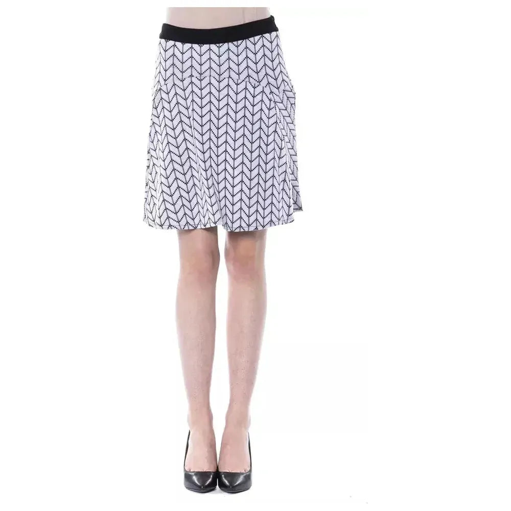 BYBLOS Black Marabou Women Skirt WOMAN SKIRTS