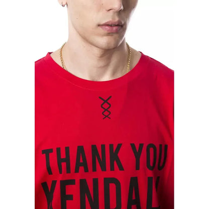 Nicolo Tonetto Red Cotton Men T-Shirt