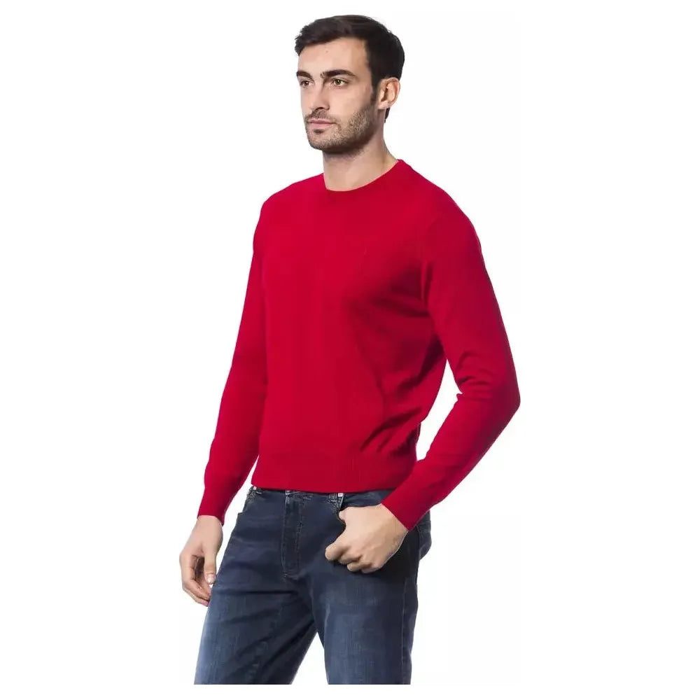 Billionaire Italian Couture Red Merino Wool Sweater