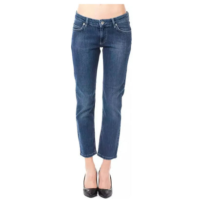 Ungaro Fever Light Blue Cotton Women Jeans