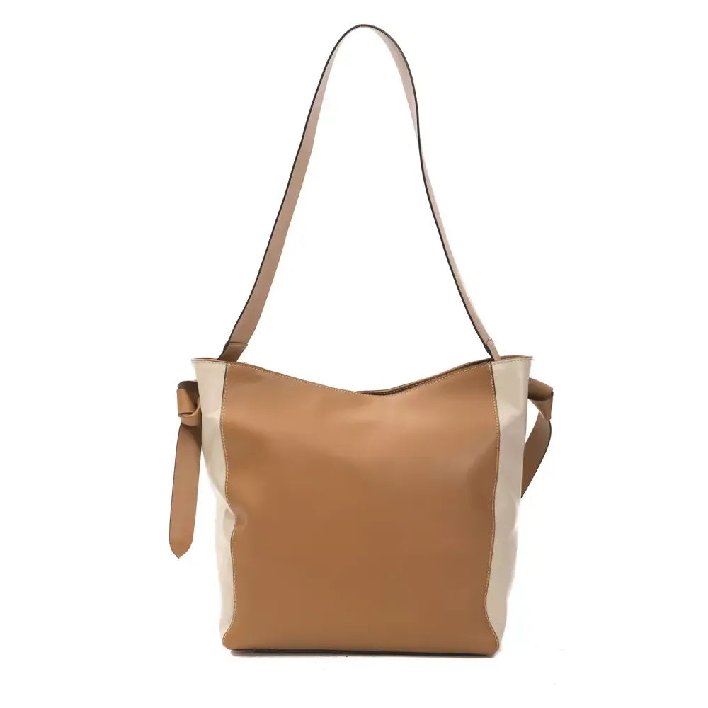 Pompei Donatella Brown Leather Women Shoulder Bag