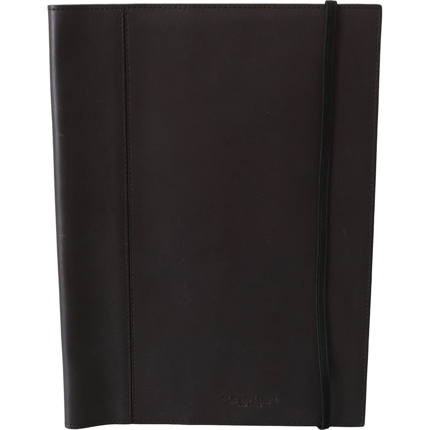 A.G. Spalding & Bros Black Leather Bifold Travel Holder Logo Wallet VAS9177