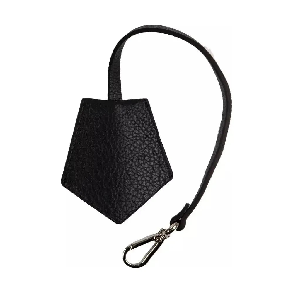 Neil Barrett Black Leather Men's Keychain
