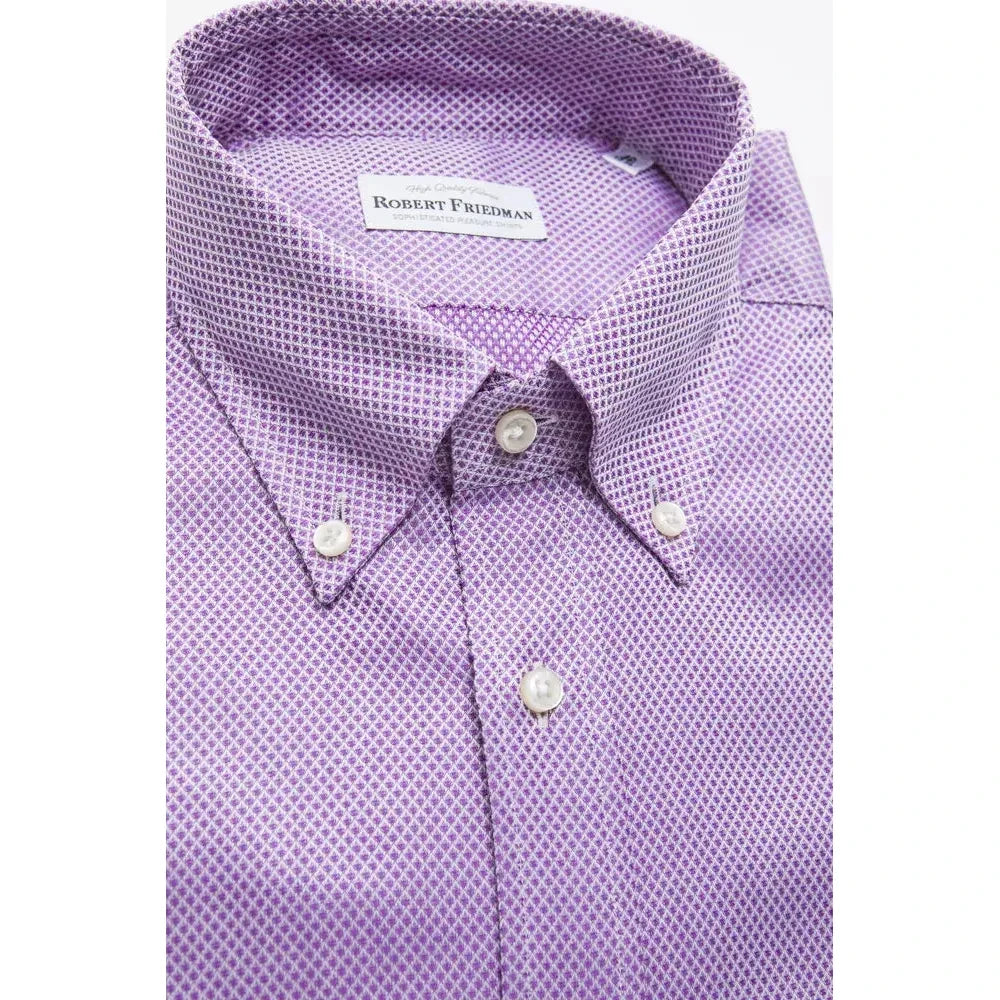 Robert Friedman Multicolor Cotton Men Shirt