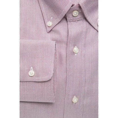 Robert Friedman Red Cotton Men Shirt