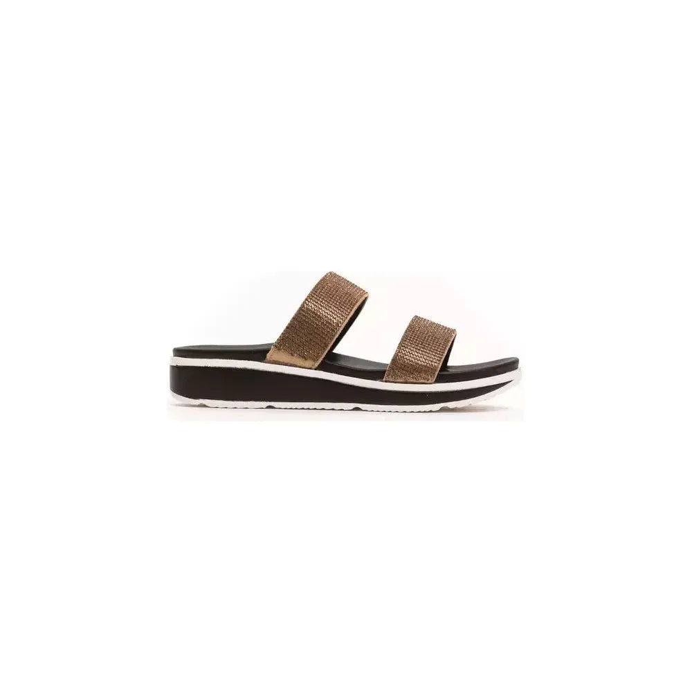 Péché Originel Beige Textile Women Sandal PC-18722-EU36/US6